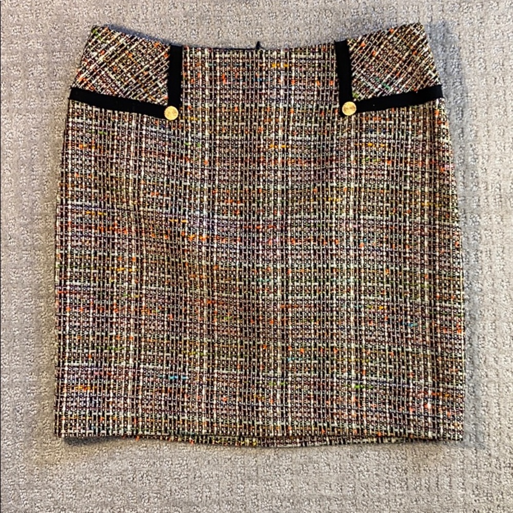 NWT Trina Turk Tweed Pencil Skirt